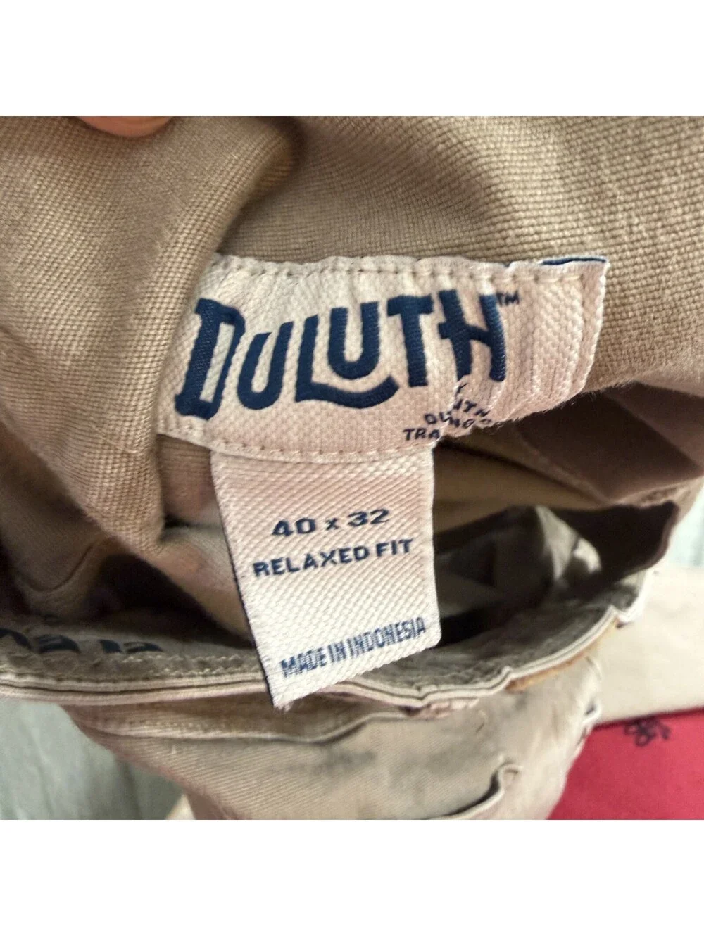 Duluth Trading Flex Fire Hose Relaxed Fit Pants‎ Men’s 40x32 Brown Work Utility